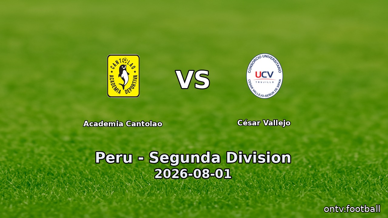 Academia Cantolao vs César Vallejo