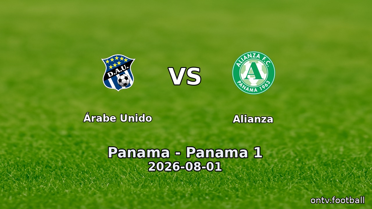 Árabe Unido vs Alianza