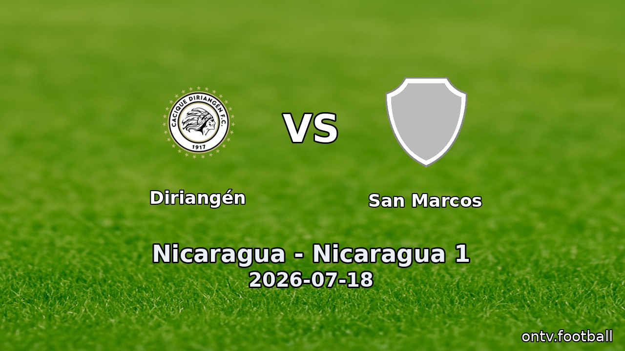 Diriangén vs San Marcos