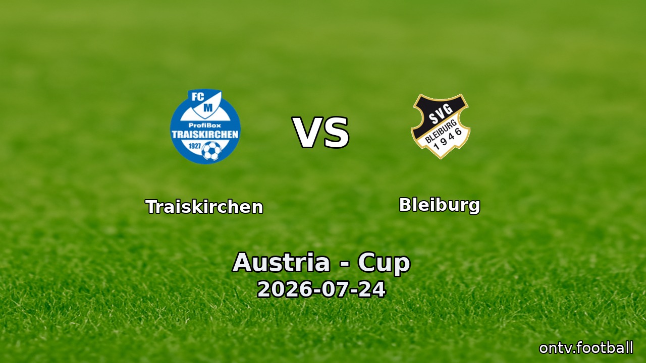 Traiskirchen vs Bleiburg