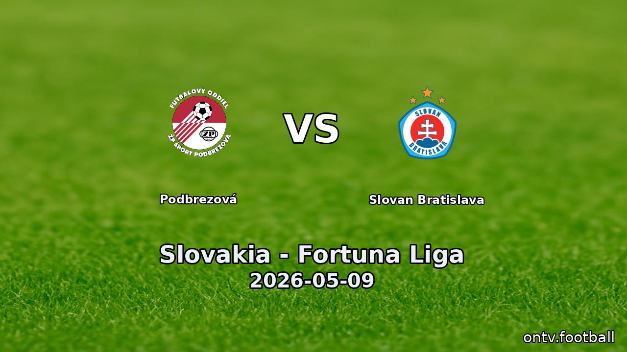 Podbrezová vs Slovan Bratislava