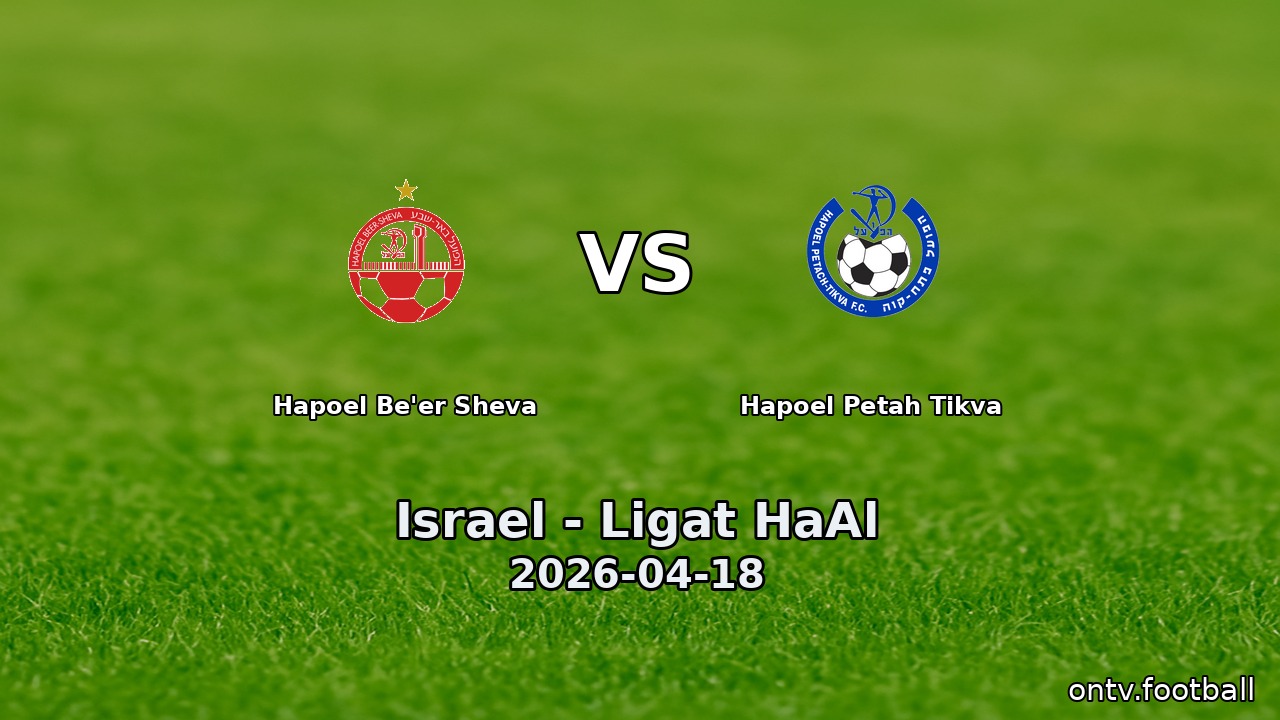 Hapoel Be'er Sheva vs Hapoel Petah Tikva