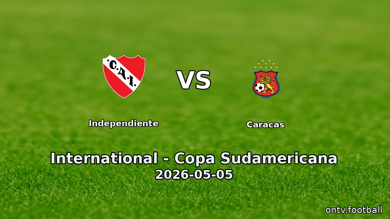 Independiente vs Caracas