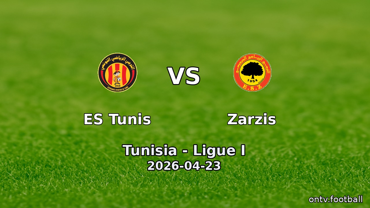 ES Tunis vs Zarzis
