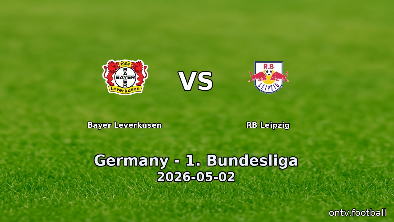 Bayer Leverkusen vs RB Leipzig