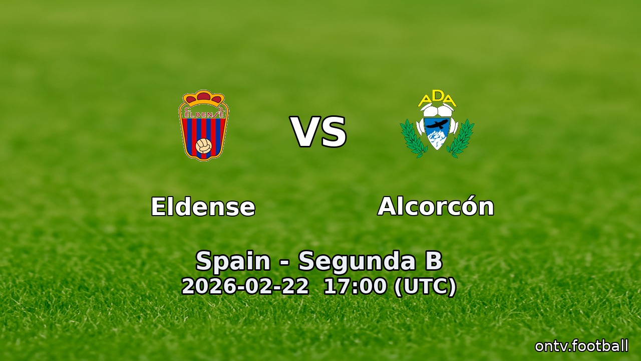 Eldense vs Alcorcón