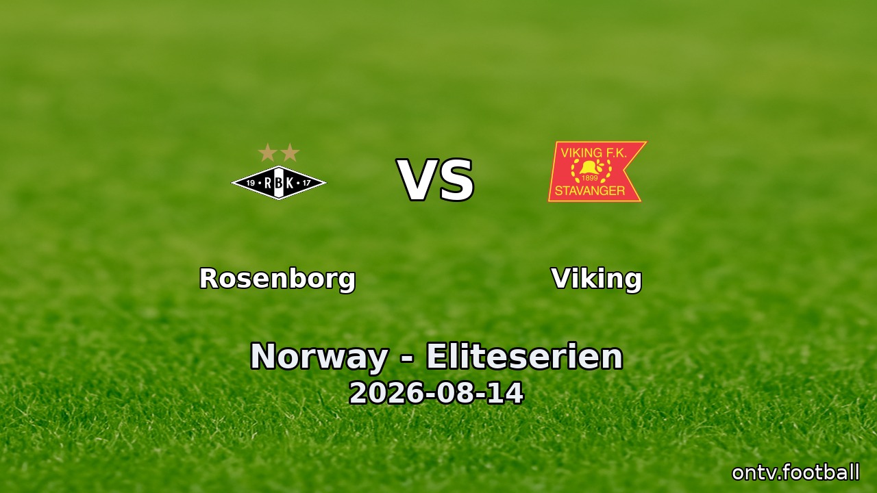 Rosenborg vs Viking