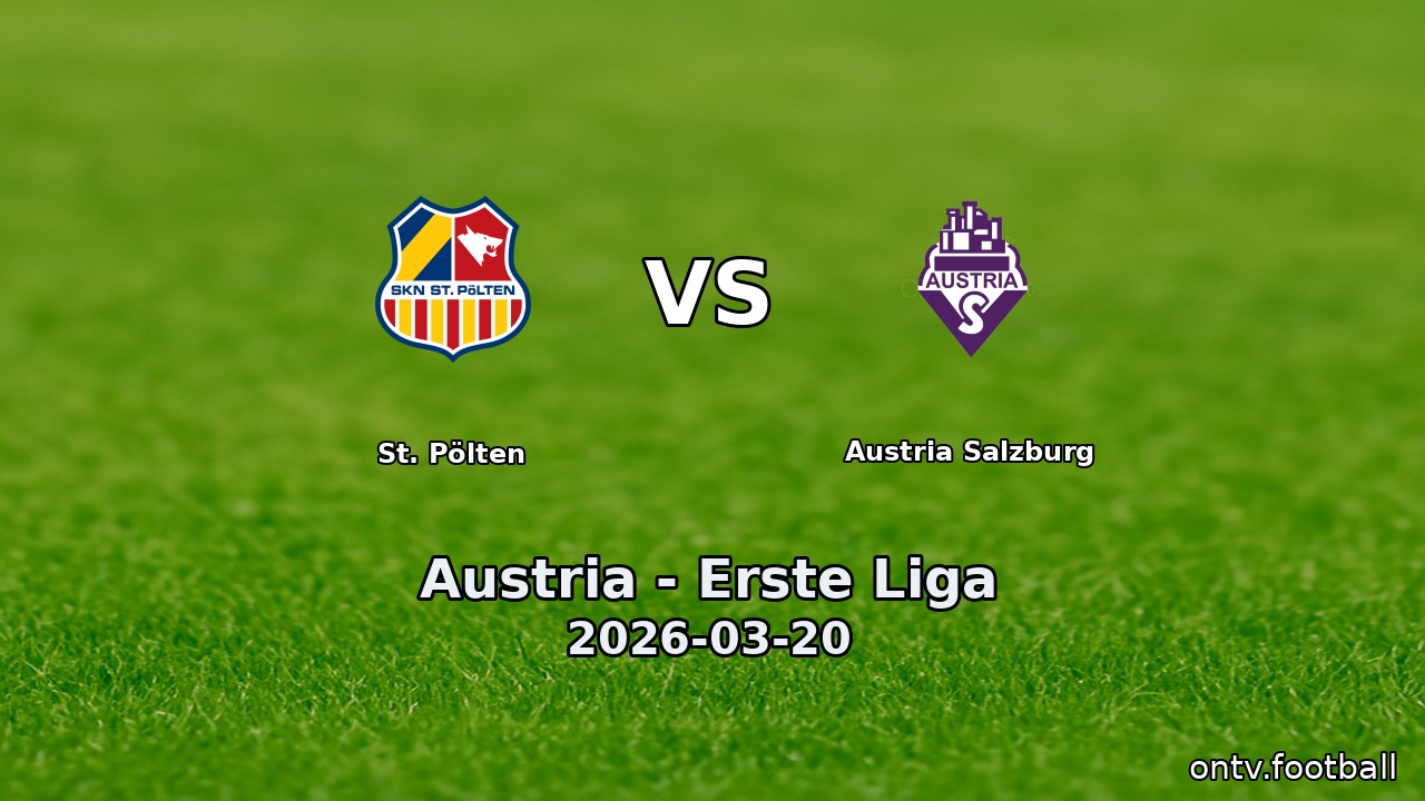 St. Pölten vs Austria Salzburg