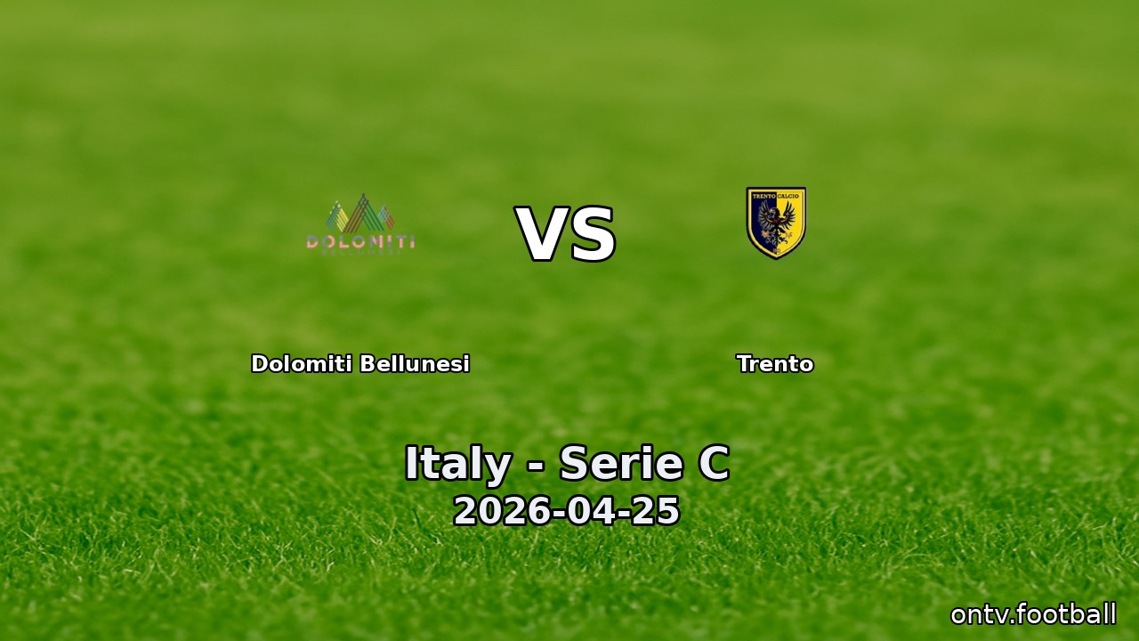 Dolomiti Bellunesi vs Trento