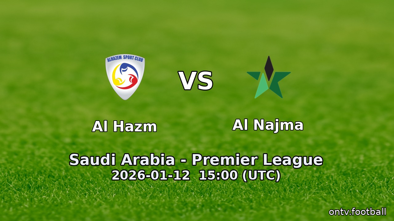 Al Hazm vs Al Najma