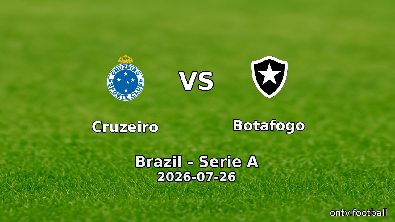 Cruzeiro vs Botafogo