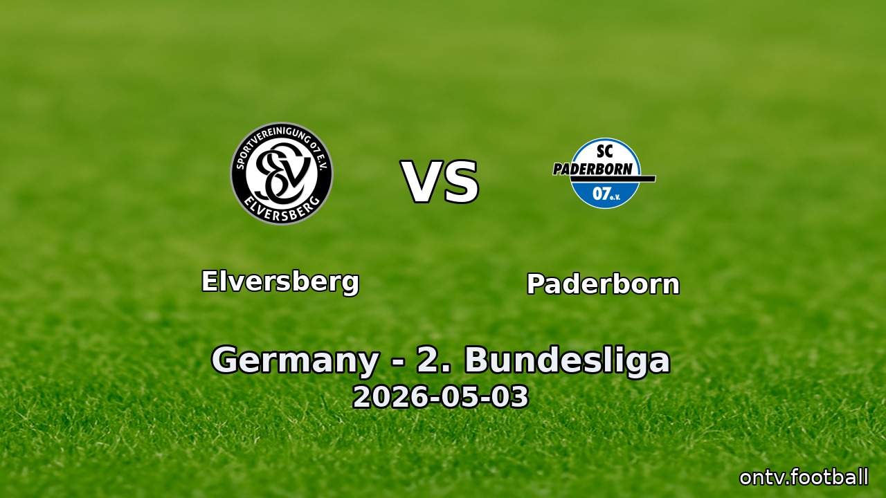 Elversberg vs Paderborn