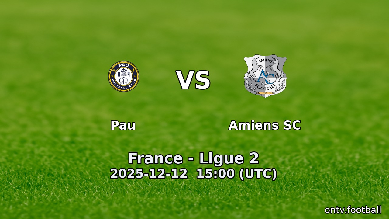 Pau vs Amiens SC
