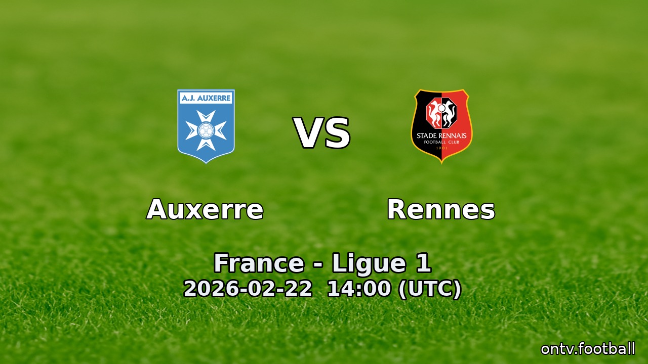 Auxerre vs Rennes