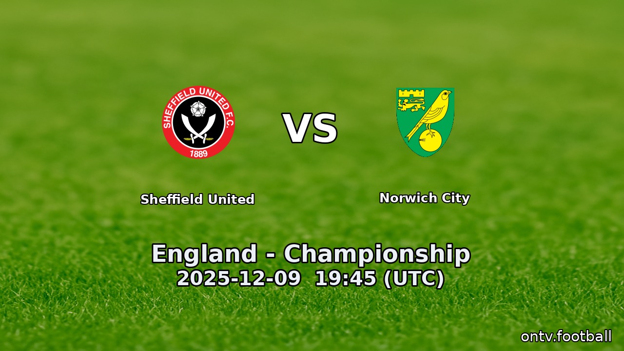 Sheffield United vs Norwich City