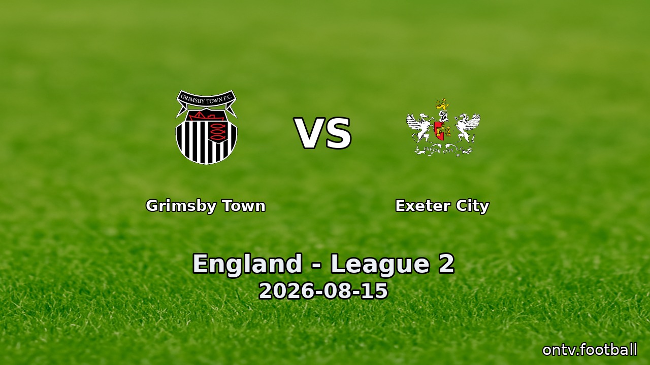 Grimsby Town vs Exeter City