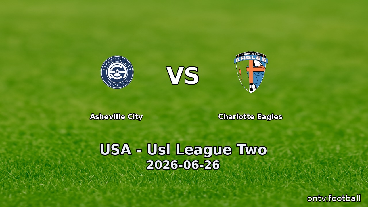 Asheville City vs Charlotte Eagles