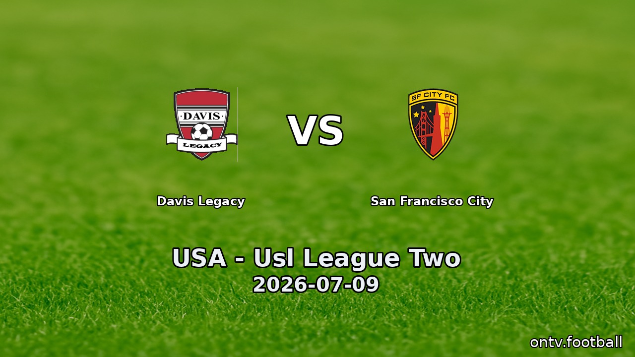 Davis Legacy vs San Francisco City