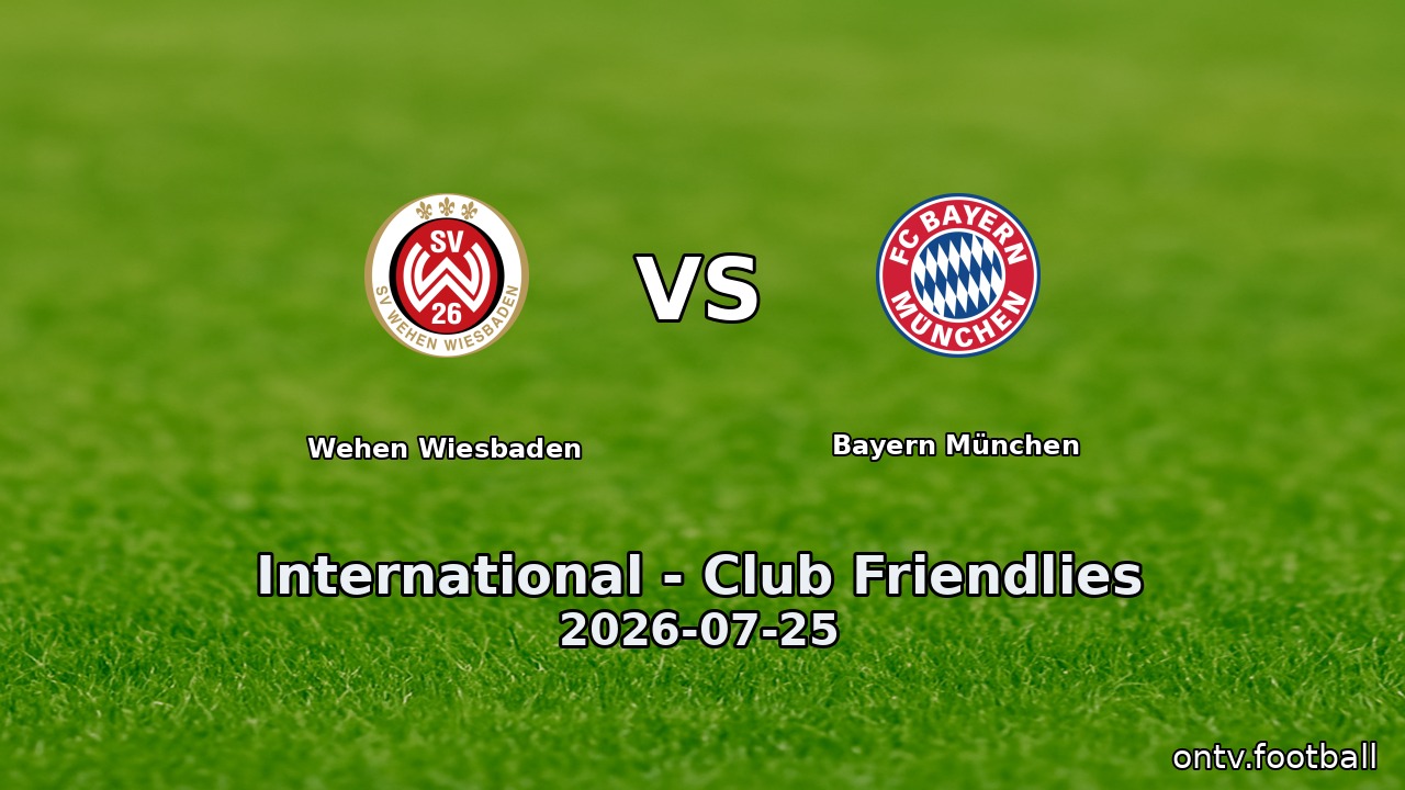 Wehen Wiesbaden vs Bayern München