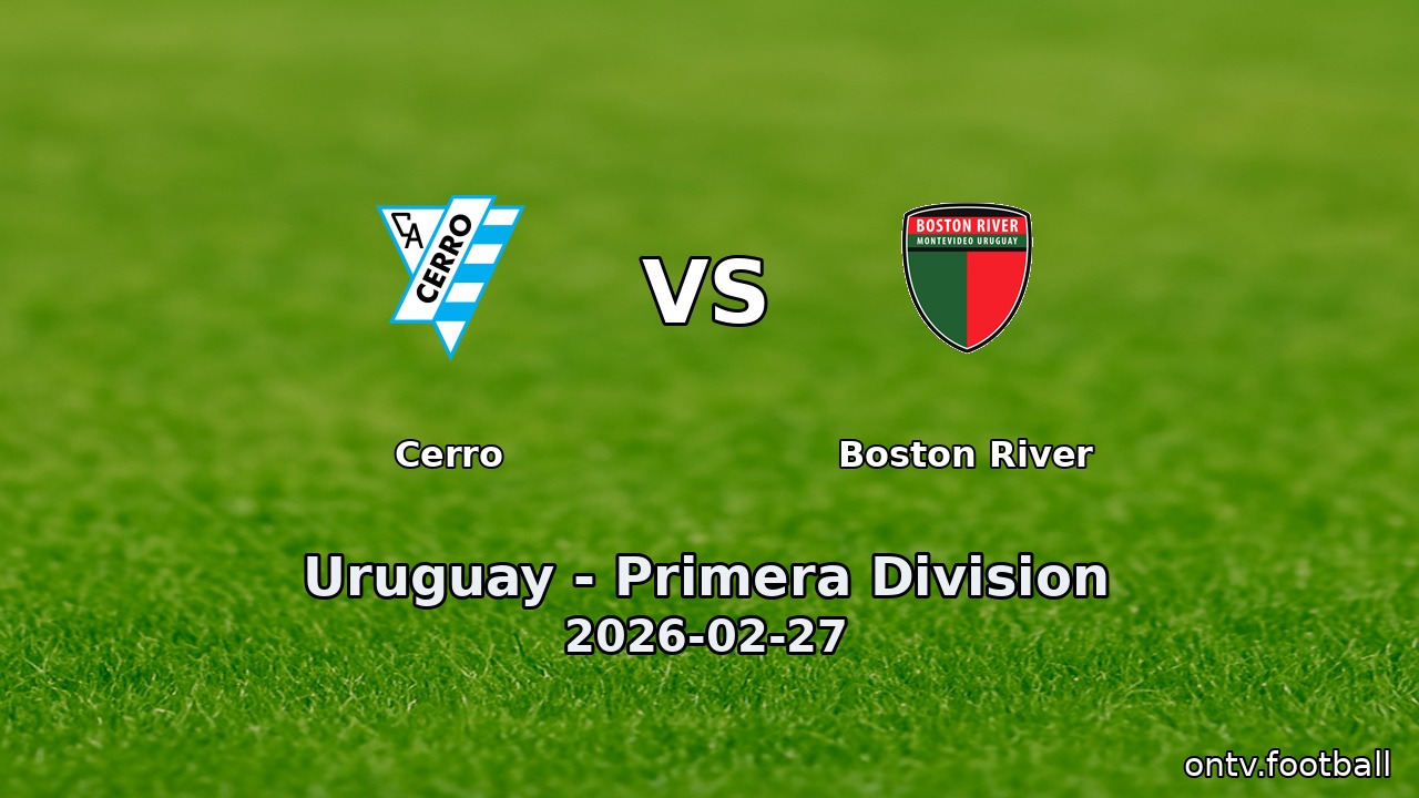 Cerro vs Boston River