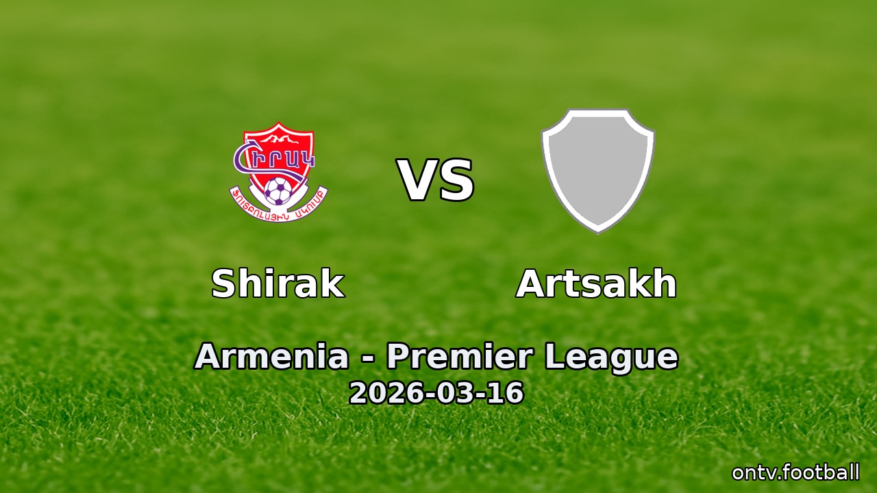 Shirak vs Artsakh
