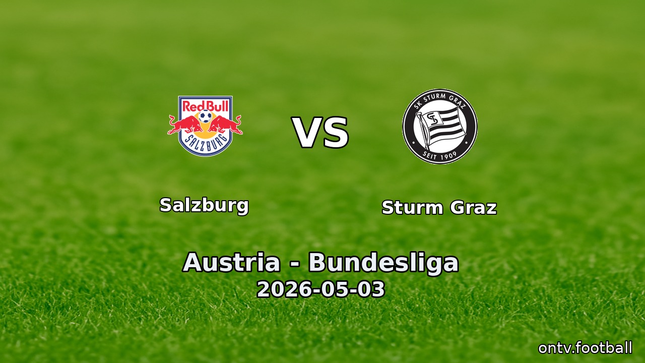 Salzburg vs Sturm Graz