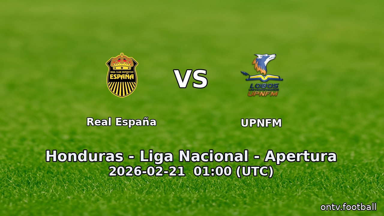 Real España vs UPNFM