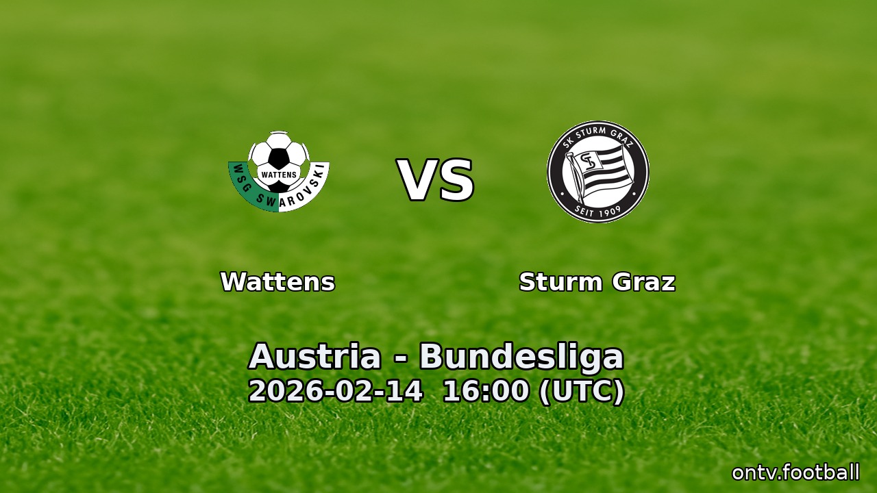 Wattens vs Sturm Graz