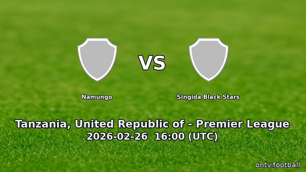 Namungo vs Singida Black Stars