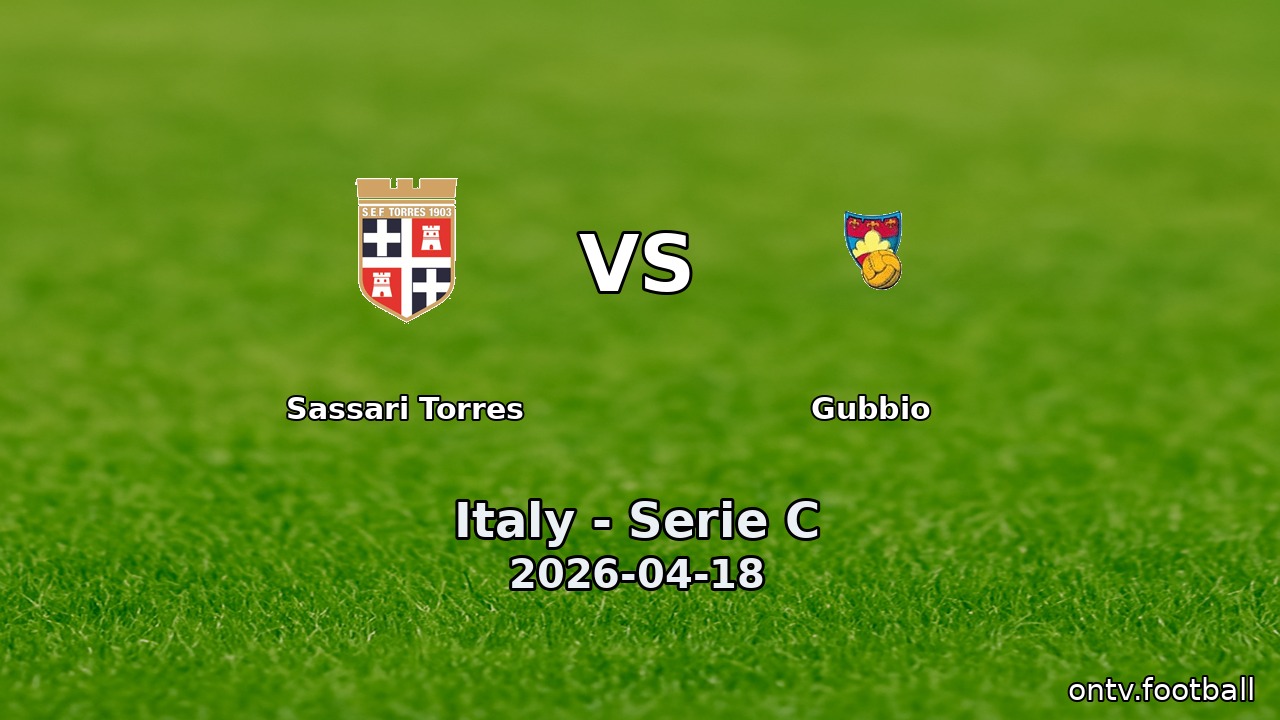 Sassari Torres vs Gubbio