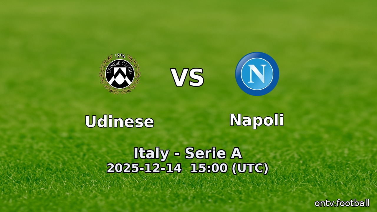 Udinese vs Napoli