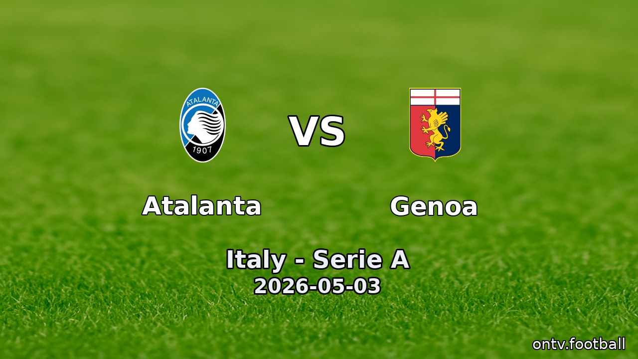 Atalanta vs Genoa
