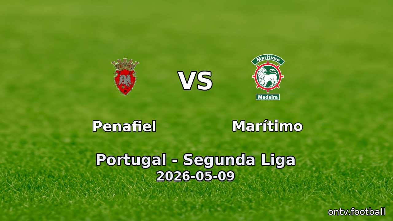 Penafiel vs Marítimo