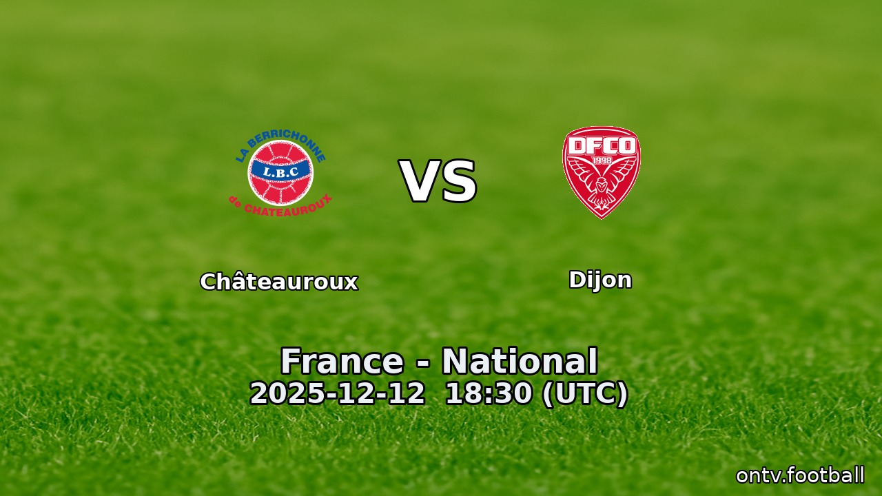 Châteauroux vs Dijon