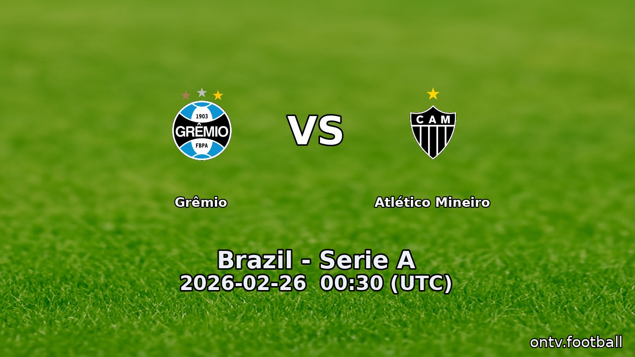 Grêmio vs Atlético Mineiro