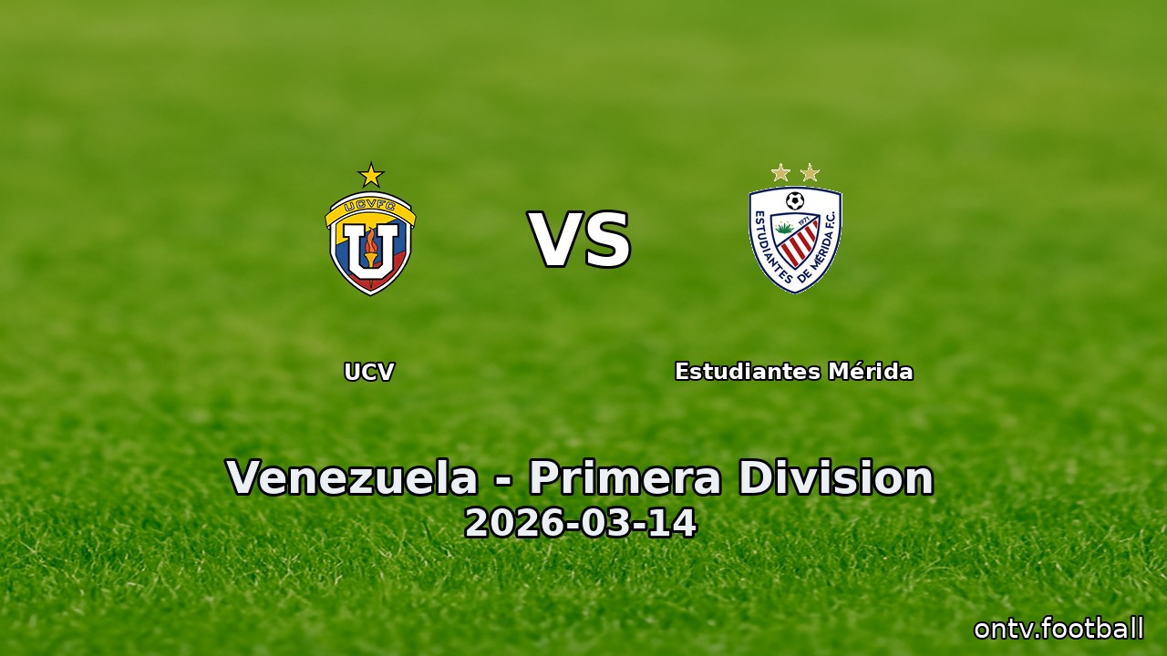 UCV vs Estudiantes Mérida