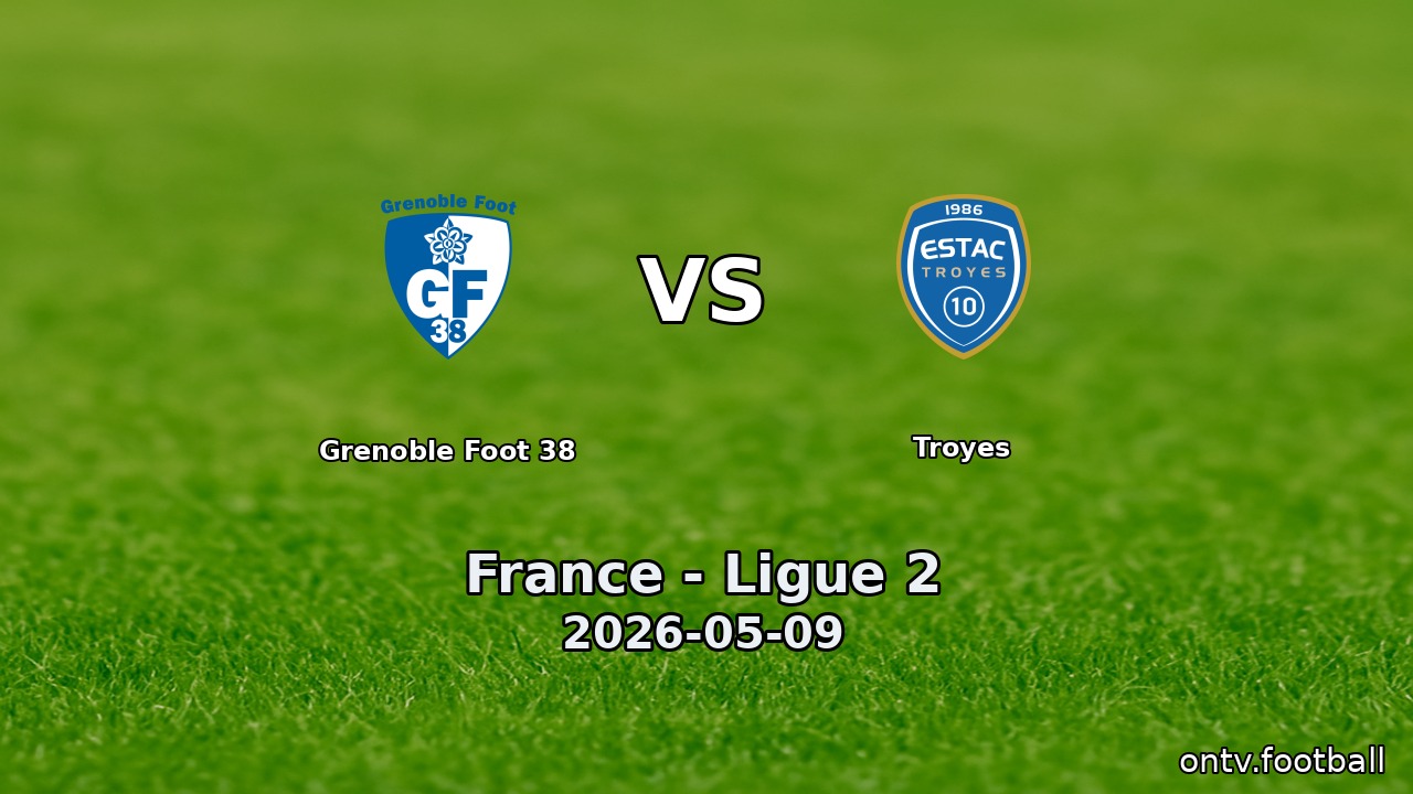 Grenoble Foot 38 vs Troyes