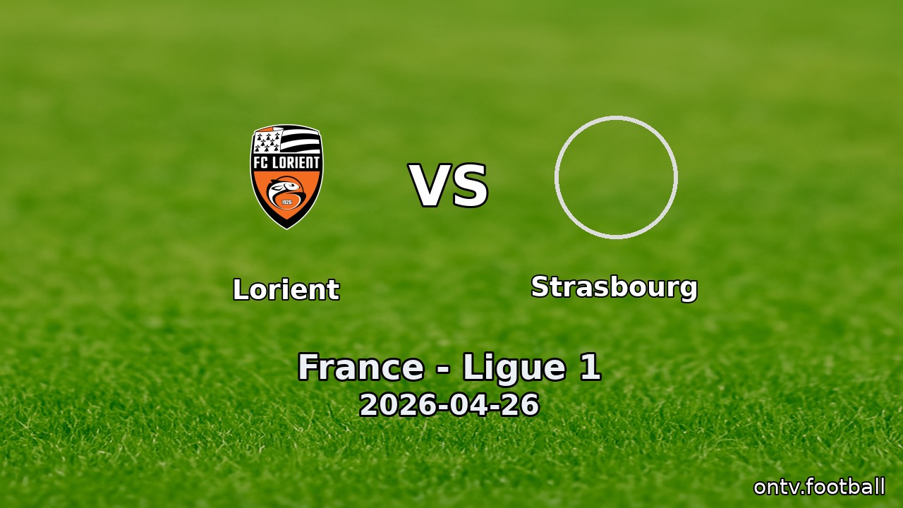 Lorient vs Strasbourg