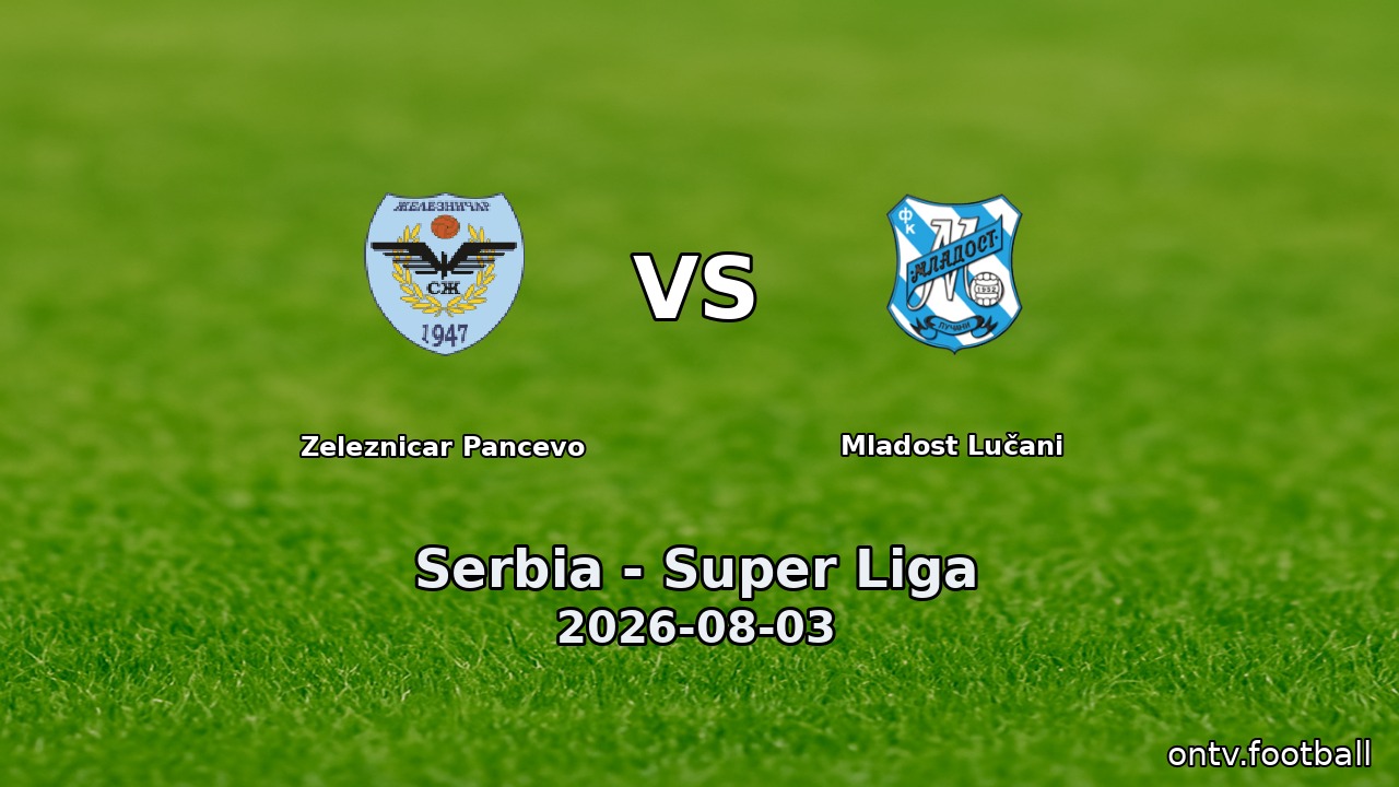 Zeleznicar Pancevo vs Mladost Lučani