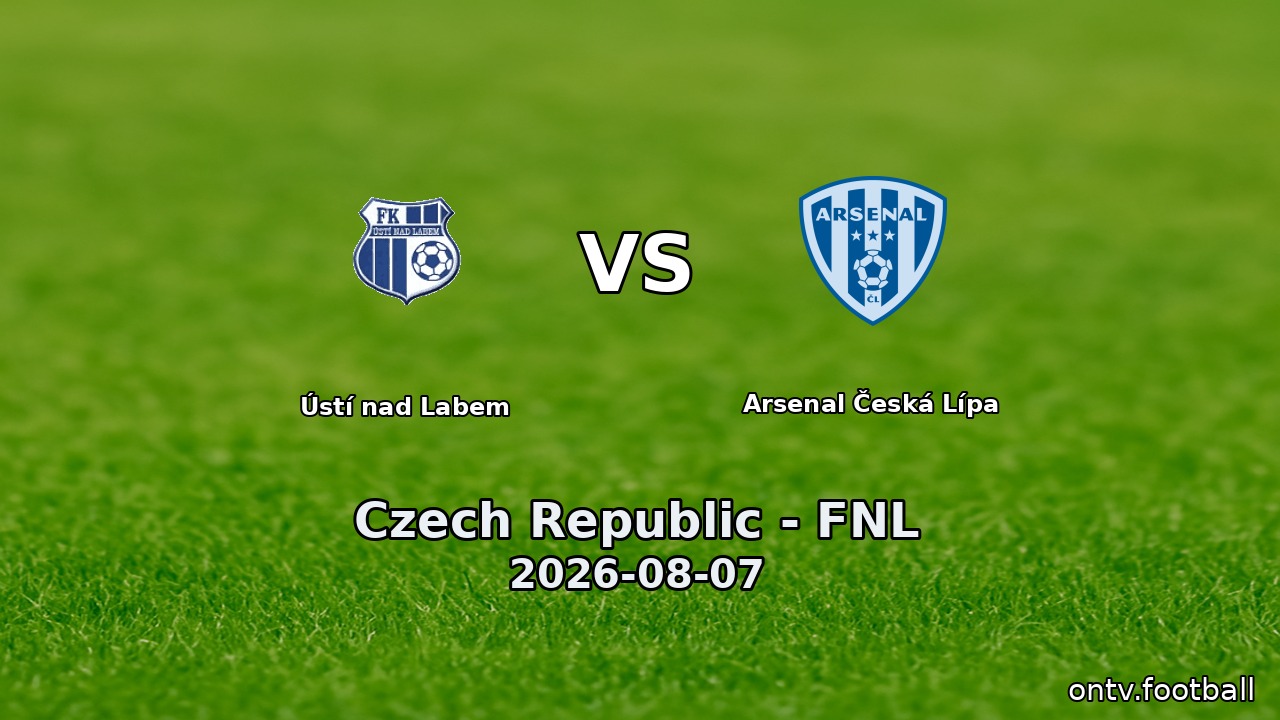 Ústí nad Labem vs Arsenal Česká Lípa