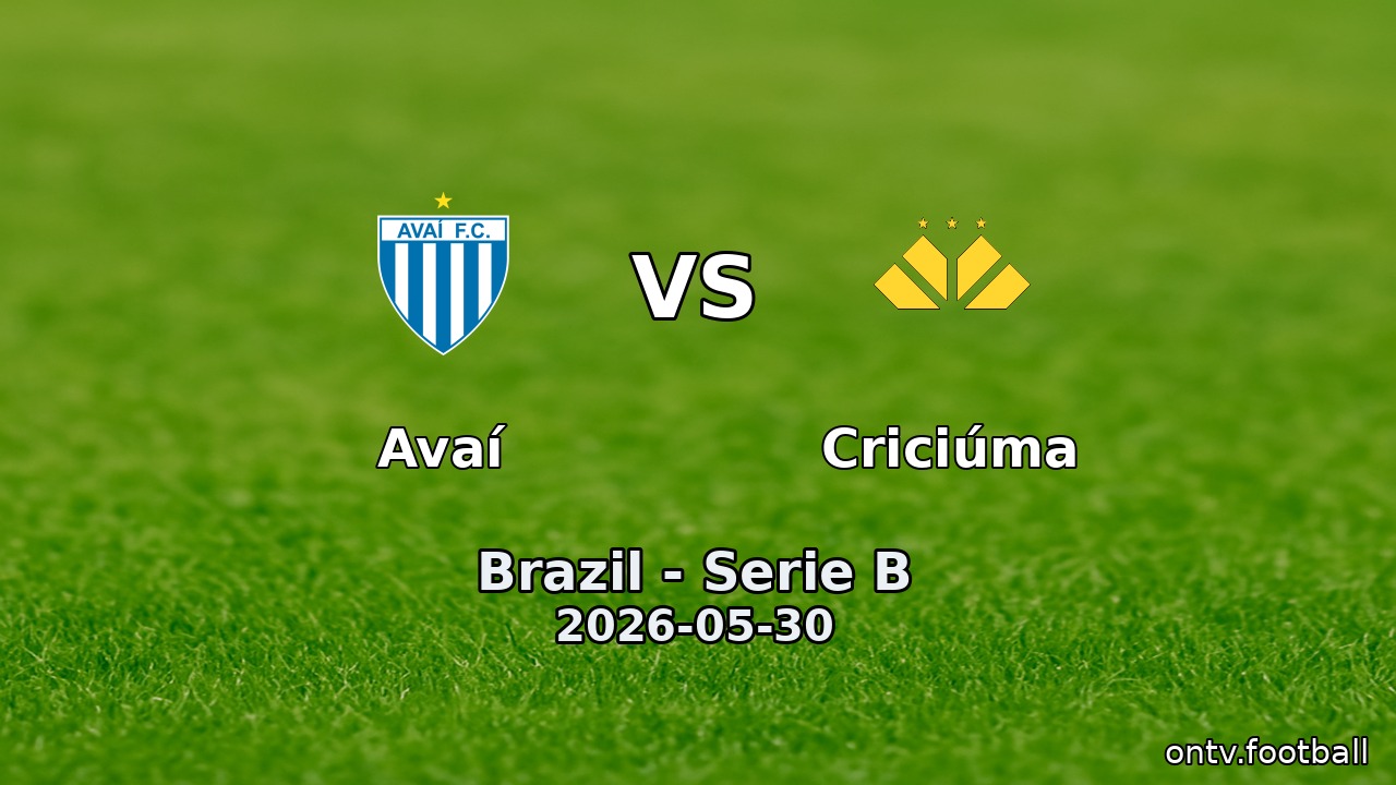 Avaí vs Criciúma
