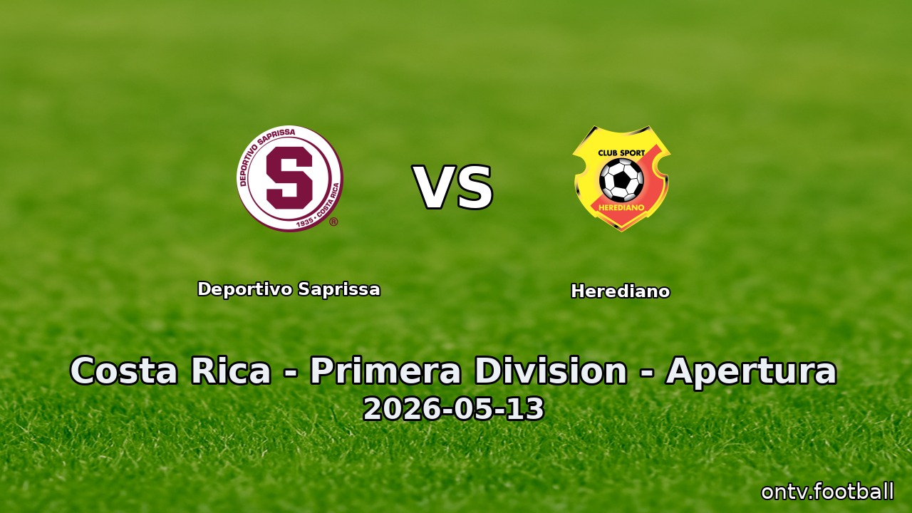 Deportivo Saprissa vs Herediano