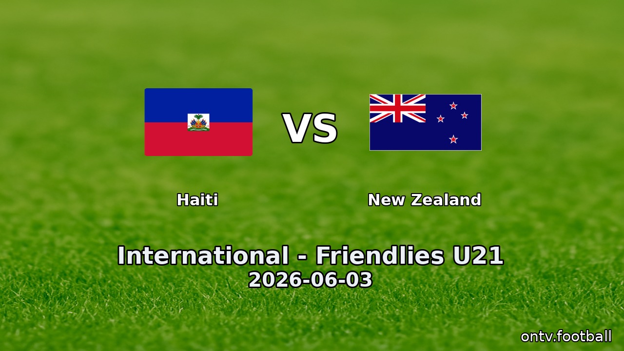 Haiti vs New Zealand