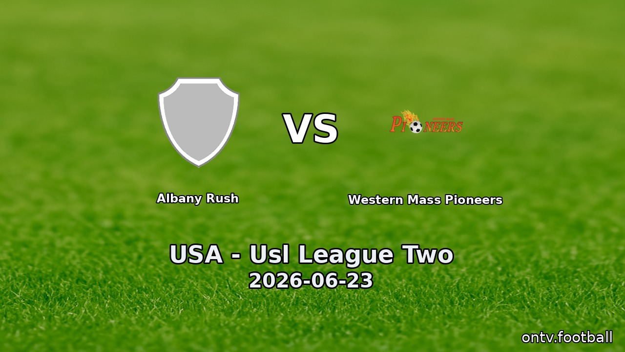 Albany Rush vs Western Mass Pioneers
