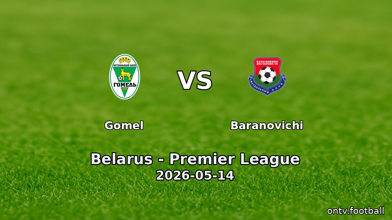 Gomel vs Baranovichi