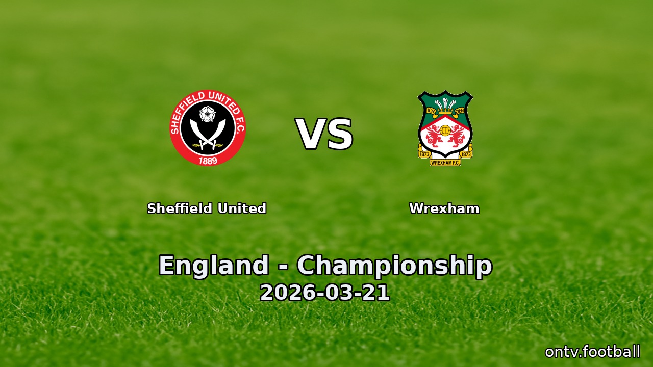 Sheffield United vs Wrexham