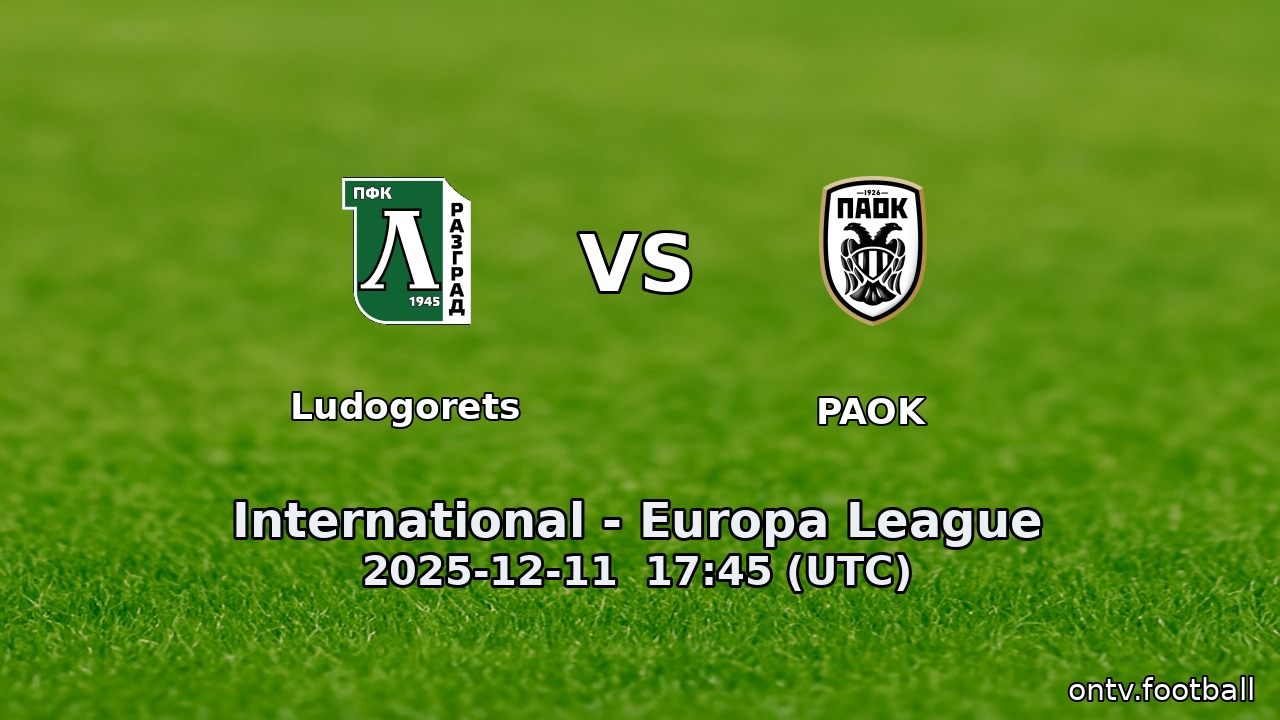 Ludogorets vs PAOK