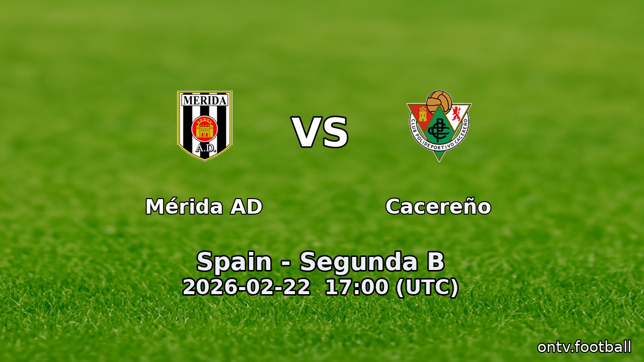 Mérida AD vs Cacereño