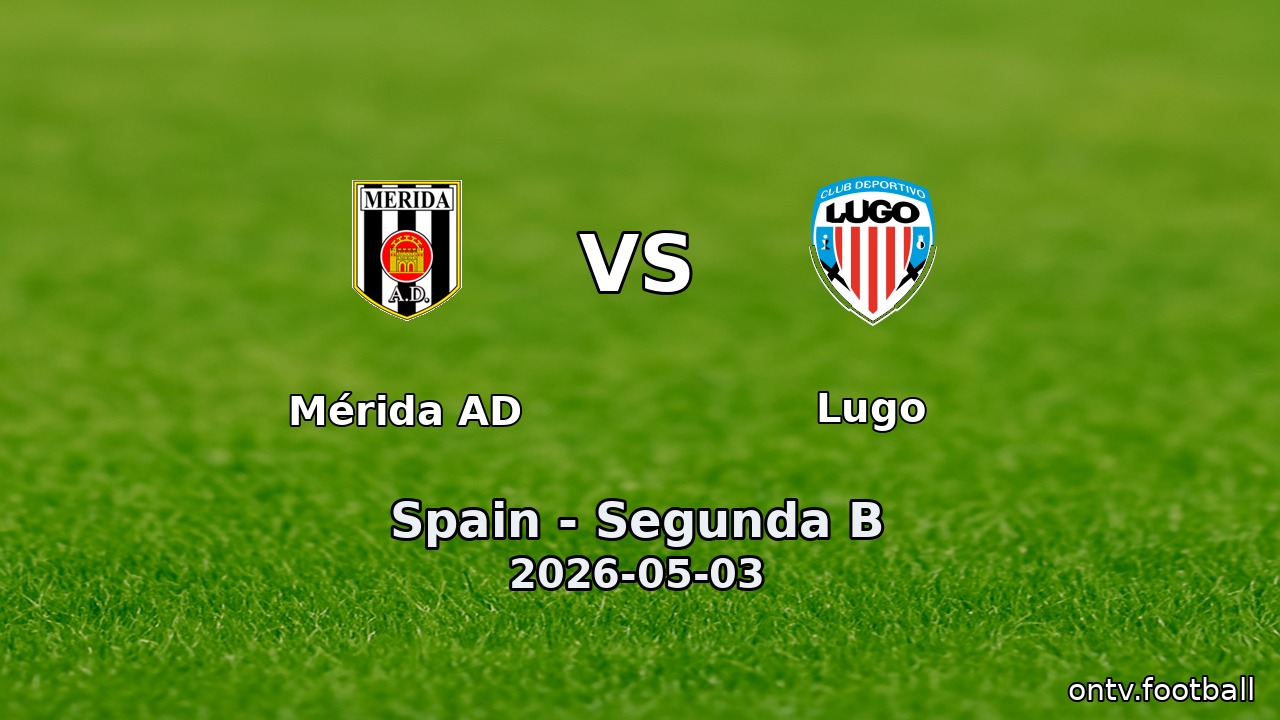 Mérida AD vs Lugo