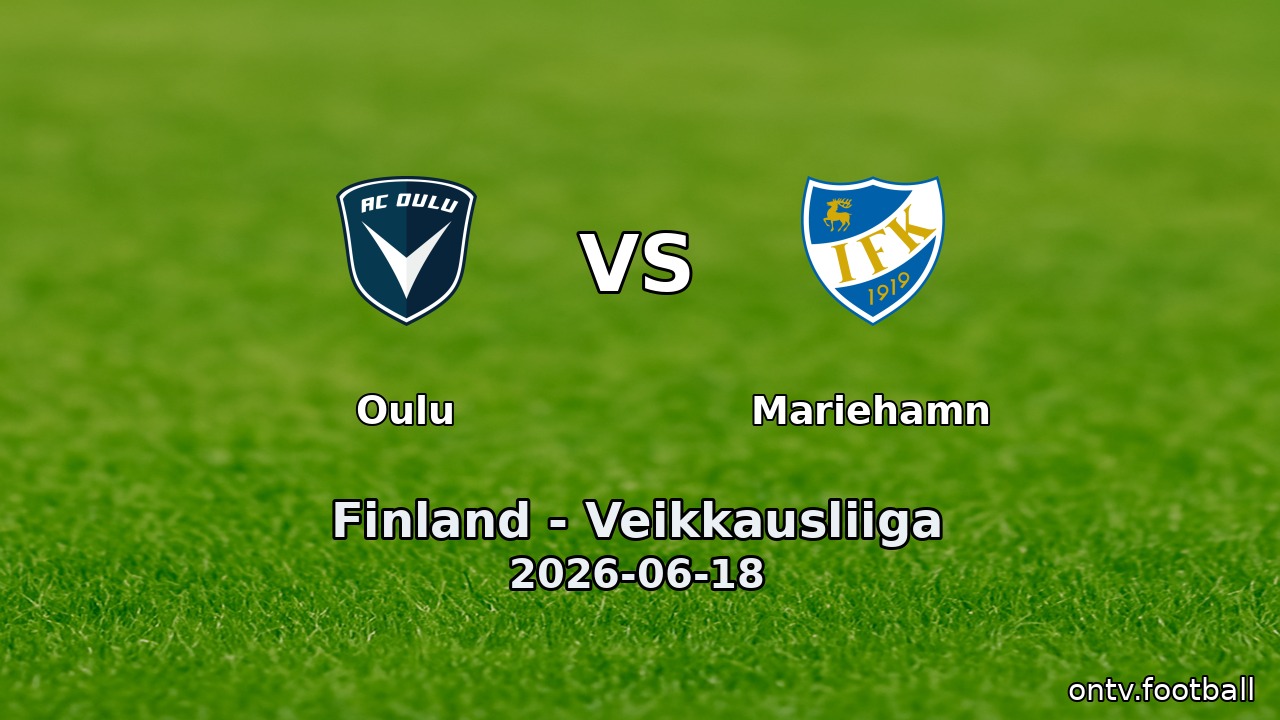 Oulu vs Mariehamn